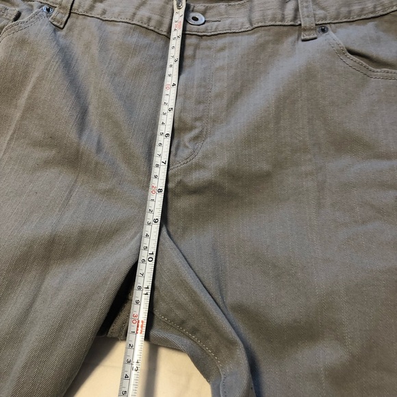 Mens 40/32 Calvin Klein Grey Textured Straight Leg Chinos Jeans Pants NWOT - Picture 7 of 15